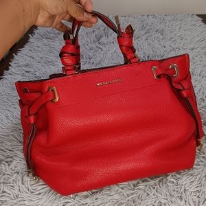 Greta Large Pebbled Leather Satchel
